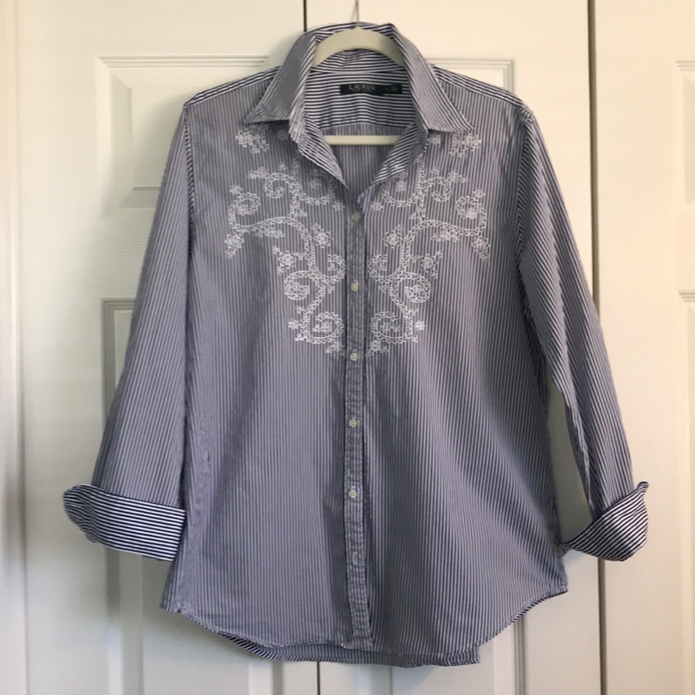 LAUREN Ralph Lauren Striped Shirt XL